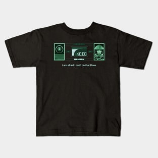 Codec 9000 - First Stage Kids T-Shirt